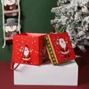 Caja de Manzana Navideña Empaque Caja de Regalo de Cartón Tapa Cielo y Tierra Caja de Regalo Caja de Empaque de Fruta Ping An Caja de Manzana Navideña Mayoreo