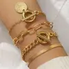 Pulseiras de Couro Masculinas para Fornecimento Transfronteiriço, Novas Joias de Estilo Europeu e Americano, Pulseiras de Couro Vintage Trançadas, Liquidação em Estoque