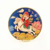 Medalla Conmemorativa del Año del Caballo Relieve en Color Moneda de Año Nuevo Moneda Conmemorativa del Zodiaco del Año del Caballo Regalo de Evento Regalo Casual