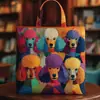 2026 Nueva Serie Transfronteriza de Cachorros Estampado Digital Bolso de Hombro Acolchado de Moda
