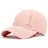 Sombreros de Colores Mixtos con Acabado Desgastado Vintage de Moda para Hombres y Mujeres, Gorra Suave de Streetwear Moderna y Única para Salidas