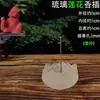 Soporte para Incienso con Diseño de Imitación de Jade Similar al Vidrio, Cenicero, Quemador de Incienso Vertical Estilo Zen, Quemador de Incienso Creativo de Sándalo, Soporte para Incienso Horizontal