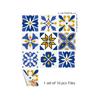 Comercio Exterior Impermeable Azulejos Clásicos Europeos Azules Adhesivos Baño Impermeable Cocina DIY Empalme Azulejos Creativos Adhesivos de Pared