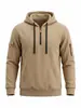 Ebay roupas masculinas transfronteiriças outono e inverno cor sólida cordão com capuz manga longa zíper lateral com capuz esportivo casual espesso