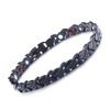 Pulsera de Acero Inoxidable Chapada en Oro de Nueva Moda Transfronteriza para Hombres y Mujeres con Diseño Magnético, Venta Directa del Fabricante