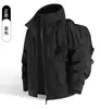 Chaqueta de montaña impermeable y cortavientos de estilo japonés para pareja, para primavera y otoño, chaqueta versátil de dopamina con tecnología de triple protección