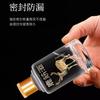 Licor Medicinal Transparente de 100 ml para Preservar la Salud Botella Pequeña de Vidrio Botella Vacía 0.1 kg Muestra Degustación Rellenable Botella de Licor Embalaje Caja de Regalo