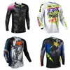 Ropa Nueva para Ciclismo Transfronteriza, Ropa de Equipo de Carreras Todoterreno, Ropa de Descenso, Absorción de Sudor, Secado Rápido, Personalización de Manga Larga para Bicicleta de Montaña