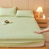 Lençol de Elástico Impermeável, à Prova de Urina e Respirável de Soja, Peça Única, Lavável à Máquina, Capa de Cama Universal Antiderrapante com Elástico em Toda a Volta, Espessada, para Todas as Estações