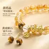 Nuevo Pulsera de Piedra Ojo de Tigre Amarillo Natural Estilo Chino para Mujeres, Pulsera Pixiu Versátil de Lujo Ligero Atrae Riqueza al por Mayor y Dropshipping