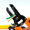 Pelacables Manual de 7 pulgadas Ahorrador de Mano Acero Confiable Calidad Tijeras Electricista para Cortar y Pinzas de Engarzar