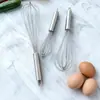 Fabricante Original Todo Acero Inoxidable 304 Batidor de Huevos Manual Mango de Tubo 8 Pulgadas 9 Pulgadas 10 Pulgadas 11 Pulgadas 12 Pulgadas Horneado