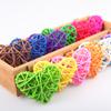 6CM vime amor coração de vime decoração de casamento decoração de jardim de infância bola de vime amor atacado