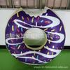 Donas de crema inflables directas de fábrica PVC anillo de natación grande donas con patrón inflable se puede imprimir LOGO