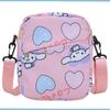 Bolso pequeño con dibujos animados para mujer, nuevo bolso bandolera mini de moda 2023, sencillo, combinable, estilo occidental, pequeño bolso cuadrado.