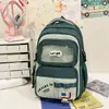 Nueva Mochila Escolar de Gran Capacidad 2026 para Estudiantes de Secundaria y Preparatoria, Mochila Casual Transparente Estilo Coreano para Hombres y Mujeres, Mochila Simple Multifuncional