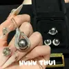 Joyería Perla Negra Tahitiana Gota de Agua Piedra Preciosa Collar Banquete Alta Costura Shijia Perla Flor Pendientes Anillo