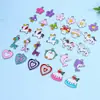 Colgante de Flor con Forma de Corazón Multicolor Aleación de Esmalte Accesorios de Joyería DIY Materiales Ecológicos Fábrica Colgante Accesorios Personalización