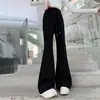 Ropa para niños dropshipping de una pieza pantalones acampanados para niñas 2026 otoño nuevo estilo coreano pantalones acampanados de punto elegantes para niñas pantalones deportivos