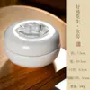 Lanzhai Haoshi Amendoim Cerâmica Panela Quente Pedra de Tinta Multifuncional Caligrafia Especial Coberta Hidratante Anti-Secagem Tinta Panela Quente Pedra de Tinta Verde
