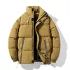 Nuevo abrigo acolchado de algodón para hombre joven 2023 talla grande cuello alto estilo ins ropa de invierno engrosada abrigo de marca de moda abrigo acolchado de algodón plumón