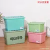 Caja de Almacenamiento para Ropa, Colchas y Trastos Domésticos Extra Grande Engrosada, Caja de Almacenamiento de Plástico, Caja de Almacenamiento Transparente