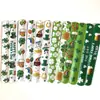 Fábrica de Fornecimento Transfronteiriço St. Dia de São Patrício Argola Snap Pulseira de Bater Trevo de Quatro Folhas Pulseira Personalizada da Sorte