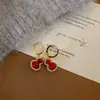 Brincos de Cabacinha Vazados Microincrustados Banhados a Ouro Real, Novos Brincos Versáteis Requintados Estilo Chinês, Brincos de Luxo Leve de Alta Qualidade Atacado