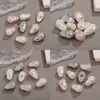 Perla de Agua Salada Imitación de Diosa de Gama Alta Forma Especial 12*22mm Perla de Imitación Collar Pulsera de Cuentas DIY Joyería