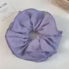 Goma para el pelo de gasa ligera de cuatro capas de verano, Cuerda para moño Dopamina, Cuerda para el pelo simple, moderna, de alta gama