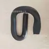 Fixadores de mola, Grampos de mola para trilhos de aço Tipo II, Placas de base para trilhos de bitola P50 P60, Placas de conexão de trilhos, Parafusos de cauda de peixe