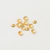 Paquete de 18k color oro reteniendo Xizang copo de nieve 6mm tapa de flor soporte de cuentas toroide diy collar tapa de cuentas soporte accesorios hechos a mano