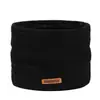 Bufanda de Invierno Unisex con Forro Polar Manga Engrosada Máscara para Montar al Aire Libre Combinable Protección de Cuello Tejida Bufanda Pulóver