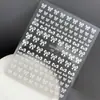 Série Duyuer Adesivos de Unha Populares Estilo Influenciador Realista com Suporte Adesivo para Decoração de Unhas DIY