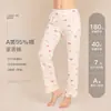 Pantalones de algodón para casa para mujer, pantalones largos de pierna recta holgados de verano, adecuados para usar al aire libre, ropa de estar de cintura alta elástica