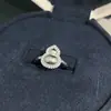 Anel de Cabaça Escovada Italiano Estilo Old Money Feminino Retrô Luxo Leve Sensação de Alto Padrão Anel de Sorte Francês Produto Novo