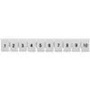 Tira Marcadora Zb Bloque de Terminales Uk/St/Pt/Ukk/Mbkkb/Urtks Placa de Matrícula Digital en Blanco con Texto