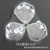 Parches de Flores Bordadas con Lentejuelas de Organza Nuevos de Bai Xi, Hechos a Medida por el Fabricante para Vestidos de Princesa, con Flores Decorativas Bordadas con Lentejuelas Tridimensionales