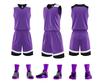 Uniformes de Basquete com Logo Estampado, Respiráveis, Secagem Rápida, Não Grudam, Adequados para Competições de Ligas Estudantis