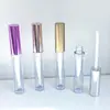 Tubo Transparente Redondo para Brillo de Labios 3ml Tubo Vacío para Brillo de Labios Material de Empaque para Brillo de Labios Cosmético Pedido Original de Comercio Exterior