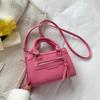 Textura Pequeña Fresca Estilo Occidental Bolso Simple 2022 Otoño e Invierno Nuevo Bolso de Hombro Cruzado Simple Moda Bolso Cuadrado Pequeño