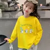 Camiseta de Manga Larga para Niños, Ropa Nueva de Primavera, Camiseta Básica Blanca para Niñas, Algodón Puro, Prenda Interior Holgada para Niños Medianos y Grandes, Top de Cuello Redondo