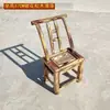 Sillas de Madera Artesanales Rústicas, Sillas Domésticas de Madera Maciza Antiguas con Respaldo, Sillas de Comedor Estilo Granja, Sillas Estilo Antiguo, Sillas de Mahjong, Sillas para Niños