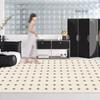 Alfombra de sala de estar estilo francés de la antigüedad media, tablero de ajedrez, a cuadros, luz ambiental de dormitorio, alfombrilla de lujo, manta para sofá y mesa de centro, antideslizante, resistente a las manchas
