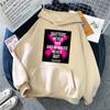 Sudadera de Mujer de Estilo Coreano Nuevo Transfronterizo Otoño e Invierno Talla Grande Estampada Suelta Top Casual Terciopelo Chaqueta con Capucha para Mujer