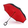 Atacado do Fabricante Novo Guarda-chuva de Carro Invertido Automático de Camada Dupla Mãos Livres Proteção Solar Publicitária Guarda-chuva de Carro Invertido
