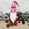 Decoración Navideña Duende del Bosque Papá Noel Estilo Europeo y Americano Muñeco sin Rostro Adornos Navideños al por Mayor