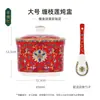 Nuevo Olla de Cerámica Esmaltada Estilo Chino, Olla Personal de Cerámica de Nido de Pájaro de Alta Gama de Jingdezhen, Olla Individual para Sopa, Cuenco para Sopa