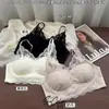 Primavera Verão Novo Francês Romântico Renda Sexy Vazada Pura Desejo Costas Bonitas Roupa Íntima Sem Costura Push-up Envolva o Peito Costas Bonitas Mulheres