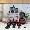 Licuadora 4L 8en1 Transfronteriza Licuadora Doméstica Máquina de Frutas y Verduras Procesador de Alimentos Metal de Acero Inoxidable Extractor de Jugos